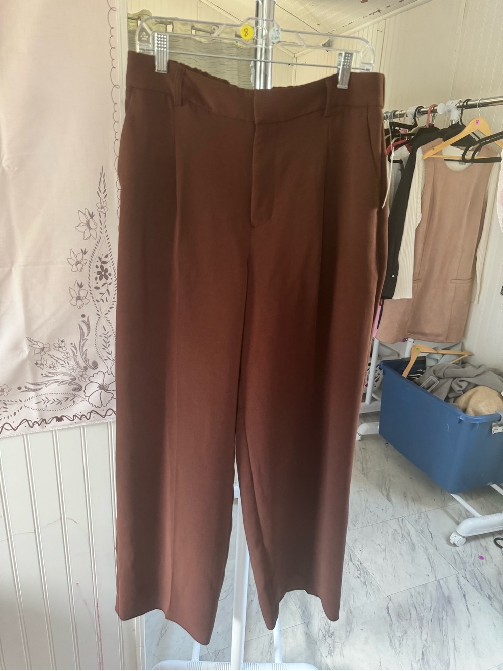A new day Wide Leg Brown Dress Pants